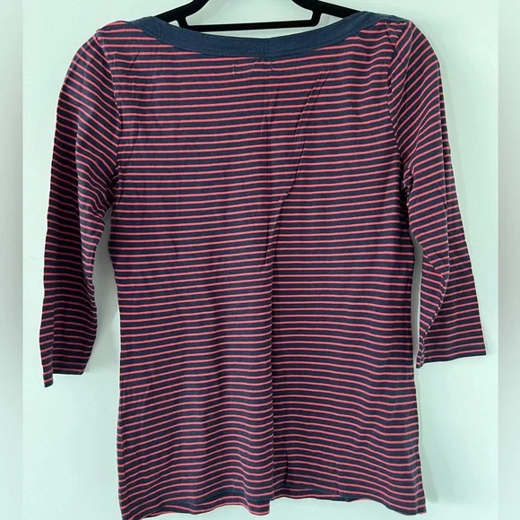 Gap striped long sleeves women’s Tshirt Medium - Picture 2 of 4